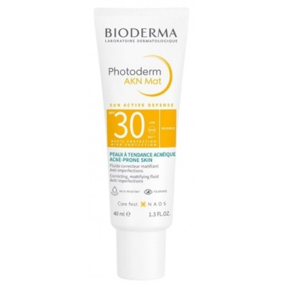 Comprar BIODERMA PHOTODERM AKN SPF30 MAT FLUIDO 40 ML al mejor precio en NuestraFarma, tu farmacia online