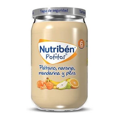 Comprar NUTRIBEN POTITO PLATANO, NARANJA, MANDARINA Y PERA 235 G al mejor precio en NuestraFarma, tu farmacia online