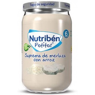 NUTRIBEN POTITO SUPREMA DE MERLUZA CON ARROZ 235 G
