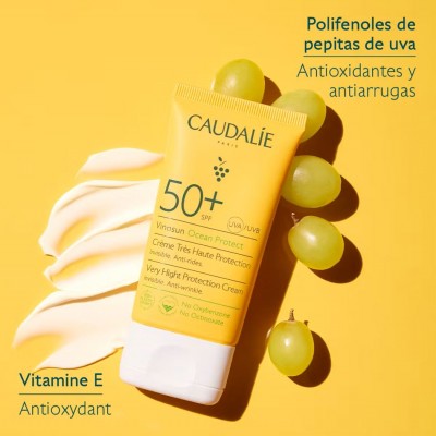 Comprar CAUDALIE VINOSUN PROTECT CREMA DE MUY ALTA PROTECCION SPF50+ 50 ML al mejor precio en NuestraFarma, tu farmacia online