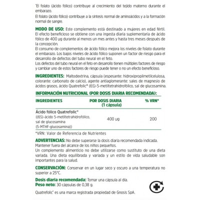 Comprar MABONATUR FOLICO ACTIVO 30 CAPSULAS al mejor precio en NuestraFarma, tu farmacia online