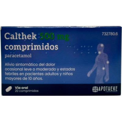 Comprar CALTHEK 500 MG 20 COMPRIMIDOS al mejor precio en NuestraFarma, tu farmacia online