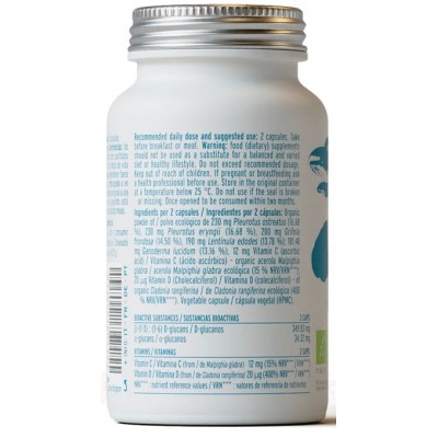 Comprar HIFAS DA TERRA BIO-DEFENSE 60 CAPSULAS al mejor precio en NuestraFarma, tu farmacia online