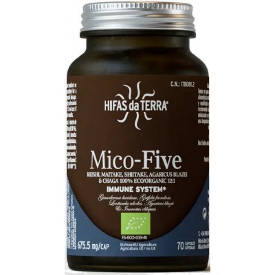 Comprar HIFAS DA TERRA MICO-FIVE 70 CAPSULAS al mejor precio en NuestraFarma, tu farmacia online