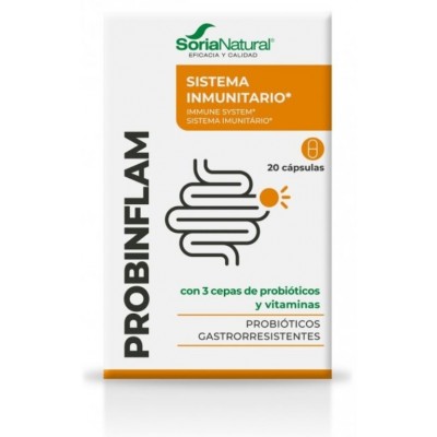 Comprar SORIA NATURAL PROBINFLAM 20 CAPSULAS al mejor precio en NuestraFarma, tu farmacia online