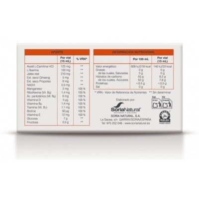 Comprar SORIA NATURAL FOST PRINT PLUS 20 VIALES 15 ML al mejor precio en NuestraFarma, tu farmacia online