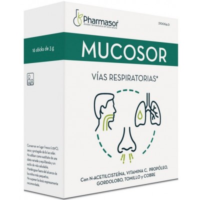 Comprar PHARMASOR MUCOSOR 16 STICKS 3 G al mejor precio en NuestraFarma, tu farmacia online