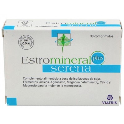 Comprar ESTROMINERAL SERENA PLUS 30 COMPRIMIDOS al mejor precio en NuestraFarma, tu farmacia online