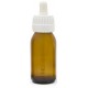 FRASCO CRISTAL TOPACIO CON CUENTAGOTAS 60 ML 10 UNIDADES