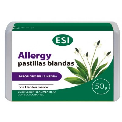 Comprar ESI ALLERGY PASTILLAS BLANDAS SUIZAS SABOR GROSELLA NEGRA 50 G al mejor precio en NuestraFarma, tu farmacia online