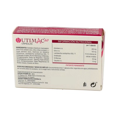 Comprar UTIMAC 60 14 CAPSULAS al mejor precio en NuestraFarma, tu farmacia online