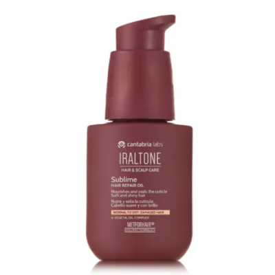 Comprar IRALTONE SUBLIME ACEITE CAPILAR REPARADOR 50 ML al mejor precio en NuestraFarma, tu farmacia online