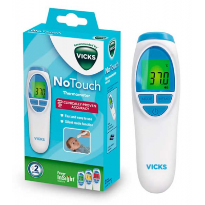 Comprar VICKS TERMOMETRO INFRARROJOS SIN CONTACTO CON TECNOLOGIA NO TOUCH al mejor precio en NuestraFarma, tu farmacia online