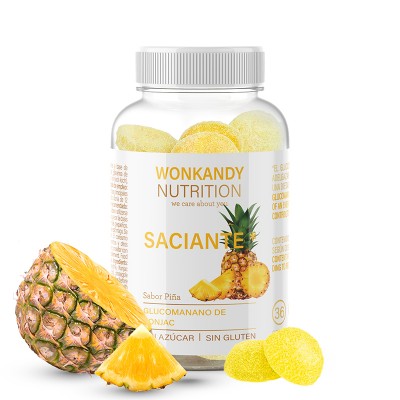 Comprar WONKANDY NUTRITION SACIANTE 36 GOMINOLAS SABOR PIÑA al mejor precio en NuestraFarma, tu farmacia online