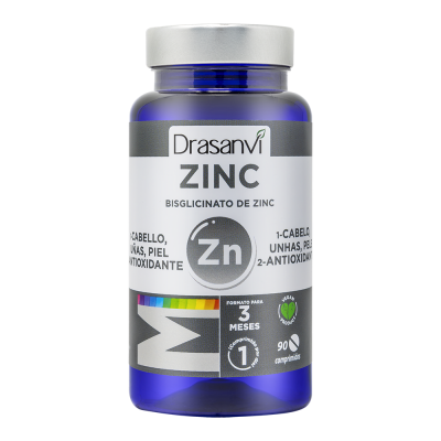 Comprar DRASANVI BISGLICINATO DE ZINC 90 COMPRIMIDOS al mejor precio en NuestraFarma, tu farmacia online