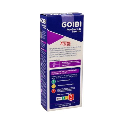 Comprar GOIBI XTREME FORTE REPELENTE DE INSECTOS SPRAY 75 ML al mejor precio en NuestraFarma, tu farmacia online