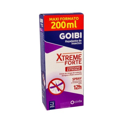 Comprar GOIBI XTREME FORTE REPELENTE DE INSECTOS SPRAY 200 ML al mejor precio en NuestraFarma, tu farmacia online