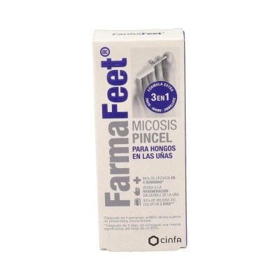 Comprar FARMAFEET MICOSIS PINCEL PARA HONGOS EN LAS UÑAS 3 EN 1 4 ML al mejor precio en NuestraFarma, tu farmacia online