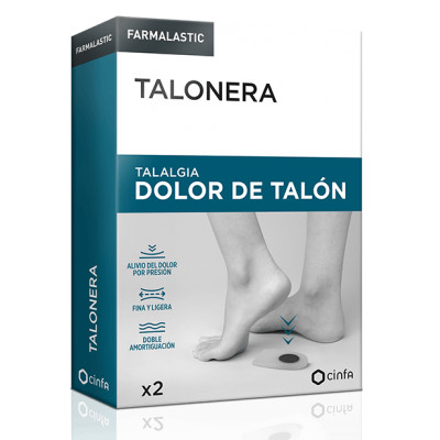 Comprar FARMALASTIC TALONERA 2 UNIDADES TALLA PEQUEÑA al mejor precio en NuestraFarma, tu farmacia online