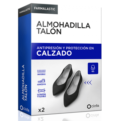 Comprar FARMALASTIC ALMOHADILLA TALON 2 UNIDADES TALLA UNICA al mejor precio en NuestraFarma, tu farmacia online