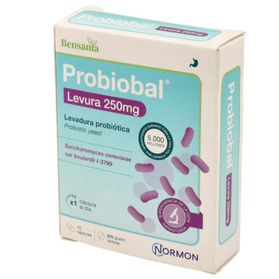 Comprar PROBIOBAL LEVURA 10 CAPSULAS al mejor precio en NuestraFarma, tu farmacia online