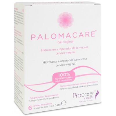 Comprar PALOMACARE GEL VAGINAL MONODOSIS 6 CANULAS 5 ML al mejor precio en NuestraFarma, tu farmacia online