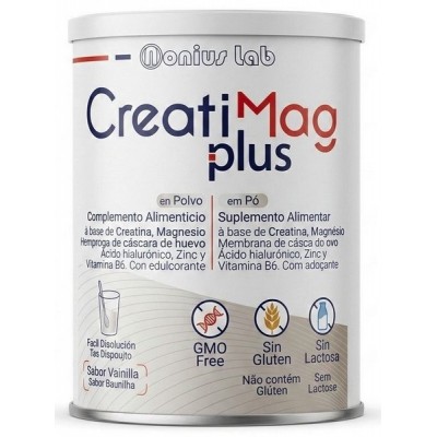 Comprar CREATIMAG PLUS POLVO SOLUBLE SABOR VAINILLA 300 G al mejor precio en NuestraFarma, tu farmacia online