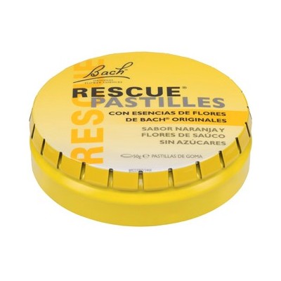 Comprar BACH RESCUE PASTILLAS NARANJA Y SAUCO 50 G al mejor precio en NuestraFarma, tu farmacia online