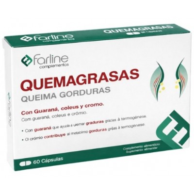Comprar FARLINE QUEMAGRASAS 60 CAPSULAS al mejor precio en NuestraFarma, tu farmacia online