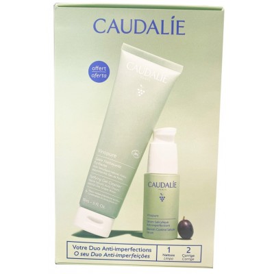 Comprar CAUDALIE VINOPURE DUO PURIFICANTE SERUM 30 ML + GELATINA LIMPIADORA PURIFICANTE 150 ML al mejor precio en NuestraFarma, tu farmacia online