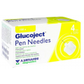 GLUCOJECT PEN NEEDLES 32 G 4 MM 100 AGUJAS