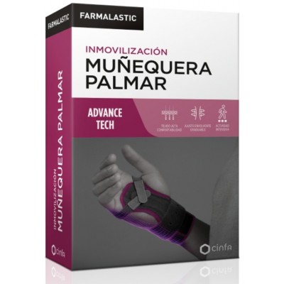 Comprar FARMALASTIC ADVANCE TECH MUÑEQUERA PALMAR 1 UNIDAD TALLA 2 al mejor precio en NuestraFarma, tu farmacia online