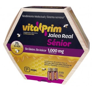 VITALPRIM JALEA REAL SENIOR 1000 MG SABOR NARANJA 20 VIALES 10 ML