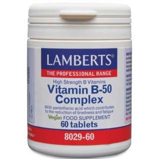 LAMBERTS VITAMINA B-50 COMPLEX 60 TABLETAS 8029