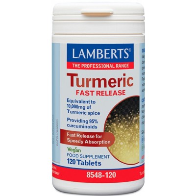 Comprar LAMBERTS CURCUMA DE LIBERACION RAPIDA 120 TABLETAS 8548 al mejor precio en NuestraFarma, tu farmacia online
