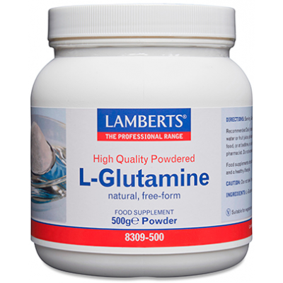 Comprar LAMBERTS L-GLUTAMINA POLVO 500 G 8309 al mejor precio en NuestraFarma, tu farmacia online