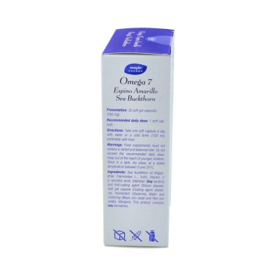 Comprar MAYLA OMEGA 7 ESPINO AMARILLO 30 CAPSULAS al mejor precio en NuestraFarma, tu farmacia online