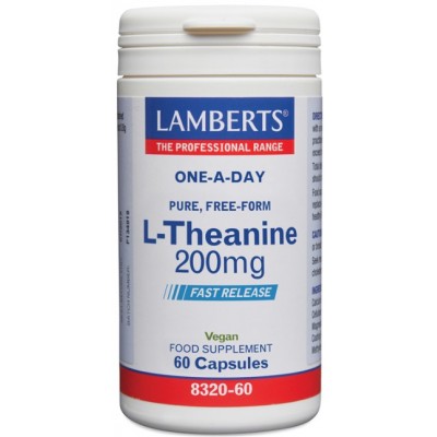 Comprar LAMBERTS L-TEANINA 200 MG 60 CAPSULAS 8320 al mejor precio en NuestraFarma, tu farmacia online