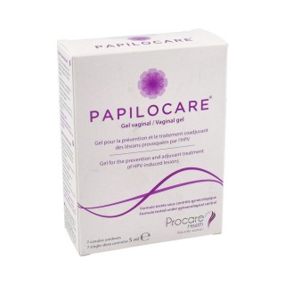 PAPILOCARE GEL VAGINAL 7 CANULAS 5 ML