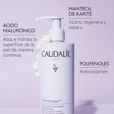 Comprar CAUDALIE VINOTHERAPIST TRATAMIENTO CORPORAL NUTRITIVO HIALURÓNICO 400 ML al mejor precio en NuestraFarma, tu farmacia online