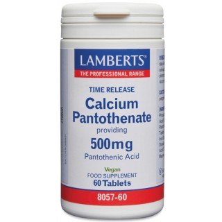 LAMBERTS PANTOTENATO CALCICO 60 TABLETAS 8057