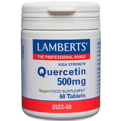 Comprar LAMBERTS QUERCETINA 500 MG 60 TABLETAS 8523 al mejor precio en NuestraFarma, tu farmacia online