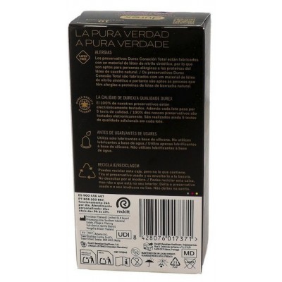 Comprar DUREX CONEXION TOTAL EXTRA LUBRICADO 10 PRESERVATIVOS al mejor precio en NuestraFarma, tu farmacia online