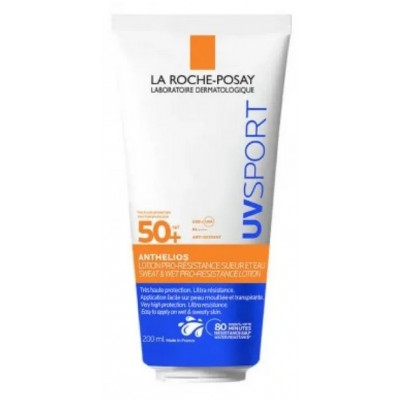 Comprar LA ROCHE POSAY ANTHELIOS UVSPORT WET SKIN SPF 50+ 200 ML al mejor precio en NuestraFarma, tu farmacia online