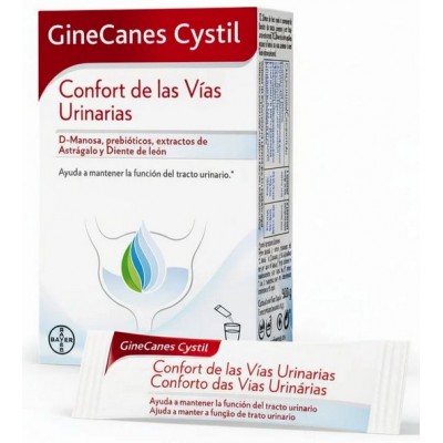 Comprar GINECANES CYSTIL CONFORT DE LAS VÍAS URINARIAS 14 SOBRES al mejor precio en NuestraFarma, tu farmacia online