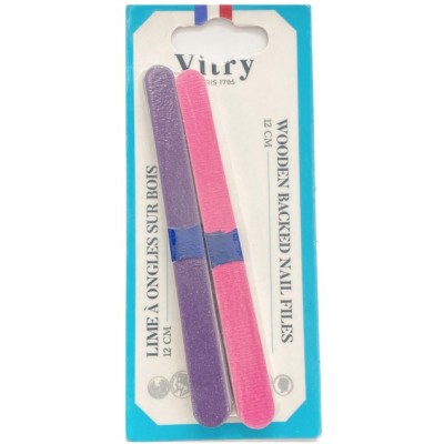 Comprar VITRY LIMAS DE UÑAS MADERA 12 CM 12 UNIDADES REF2086Z al mejor precio en NuestraFarma, tu farmacia online