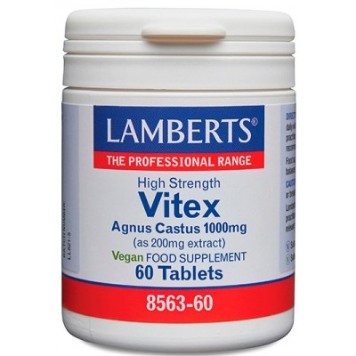 Comprar LAMBERTS VITEX AGNUS CASTUS 1000 MG 60 TABLETAS 8563 al mejor precio en NuestraFarma, tu farmacia online