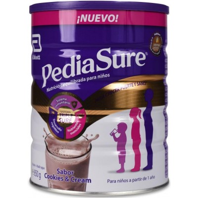 Comprar PEDIASURE POLVO SABOR COOKIES & CREAM 850 G al mejor precio en NuestraFarma, tu farmacia online