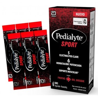 PEDIALYTE SPORT FRUTAS DEL BOSQUE 6 SOBRES X 14G