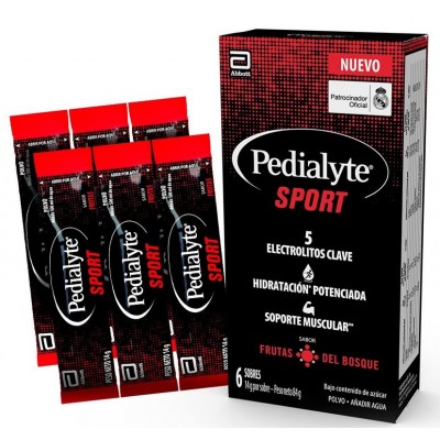 Comprar PEDIALYTE SPORT FRUTAS DEL BOSQUE 6 SOBRES X 14G al mejor precio en NuestraFarma, tu farmacia online